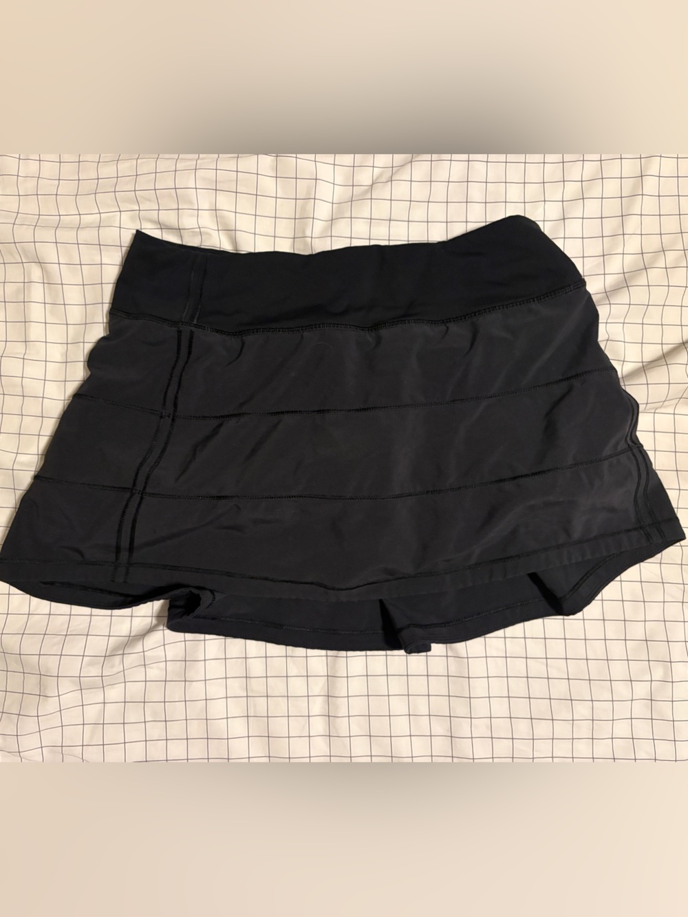 Lululemon Black tennis skirt - pace rival
